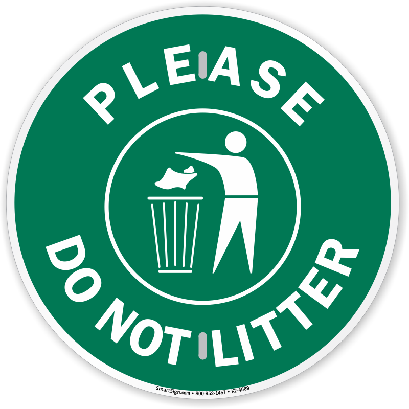 dispose of litter