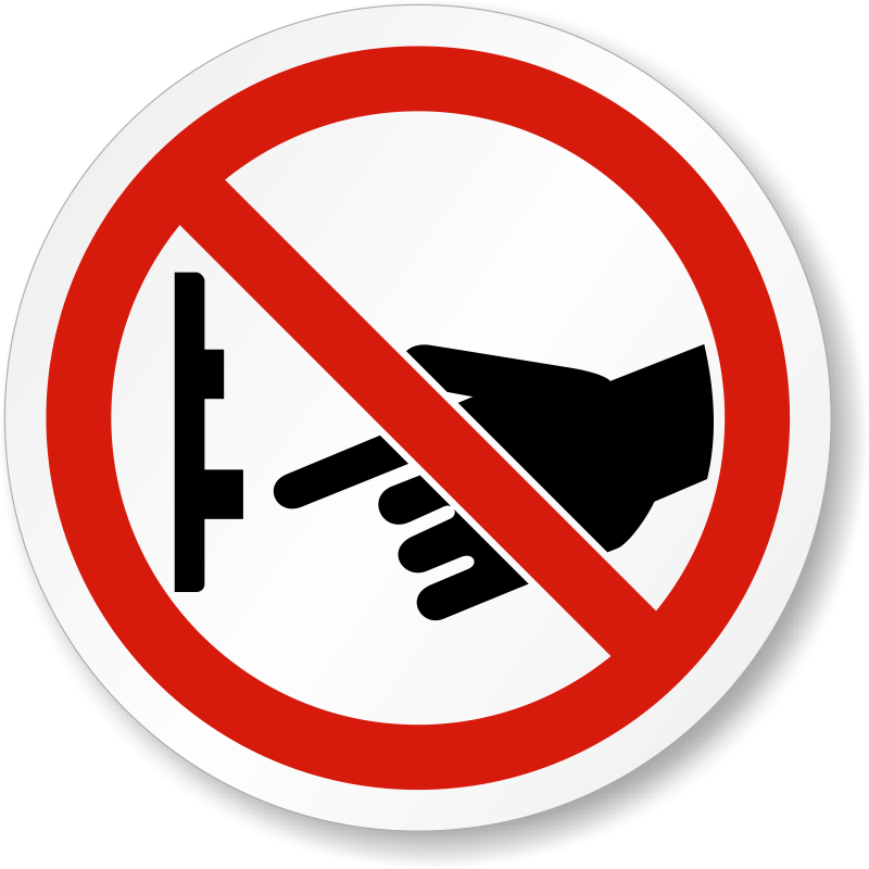 Iso Don't Turn Off Switch Prohibition Symbol Label - Don T Turn Off The Switch (800x800), Png Download