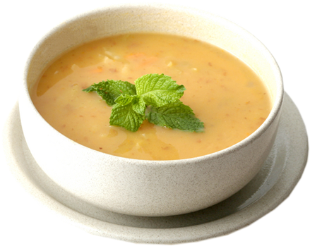 Soup - Cream Of Vegetable Soup Png (445x355), Png Download