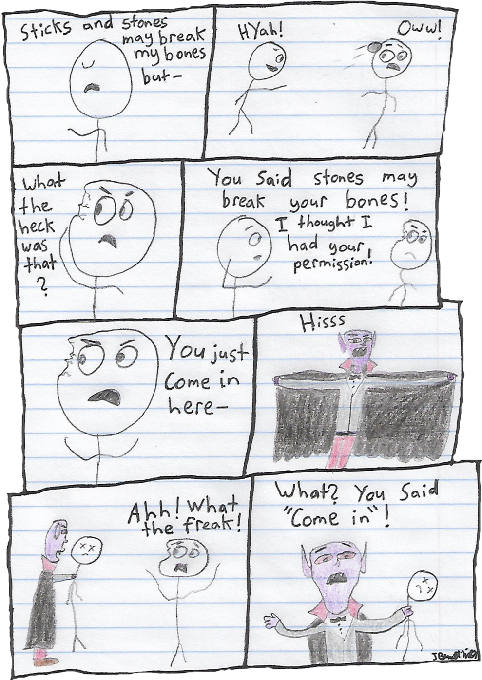 Comic 52- Stakes And Stones - Sketch (1000x1401), Png Download