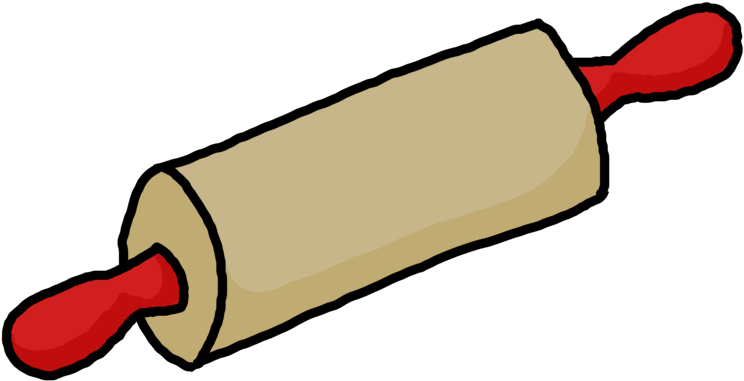 Rolling Mountains Cliparts - Clip Art Rolling Pin (767x767), Png Download