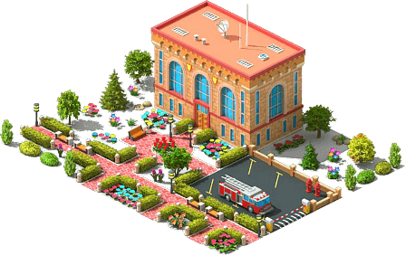 Venice Fire Station L1 - Scale Model (448x283), Png Download