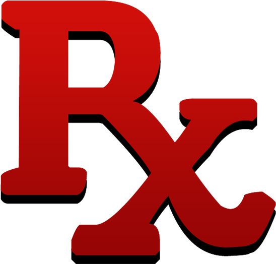 Prescription - Rx Clipart (555x531), Png Download