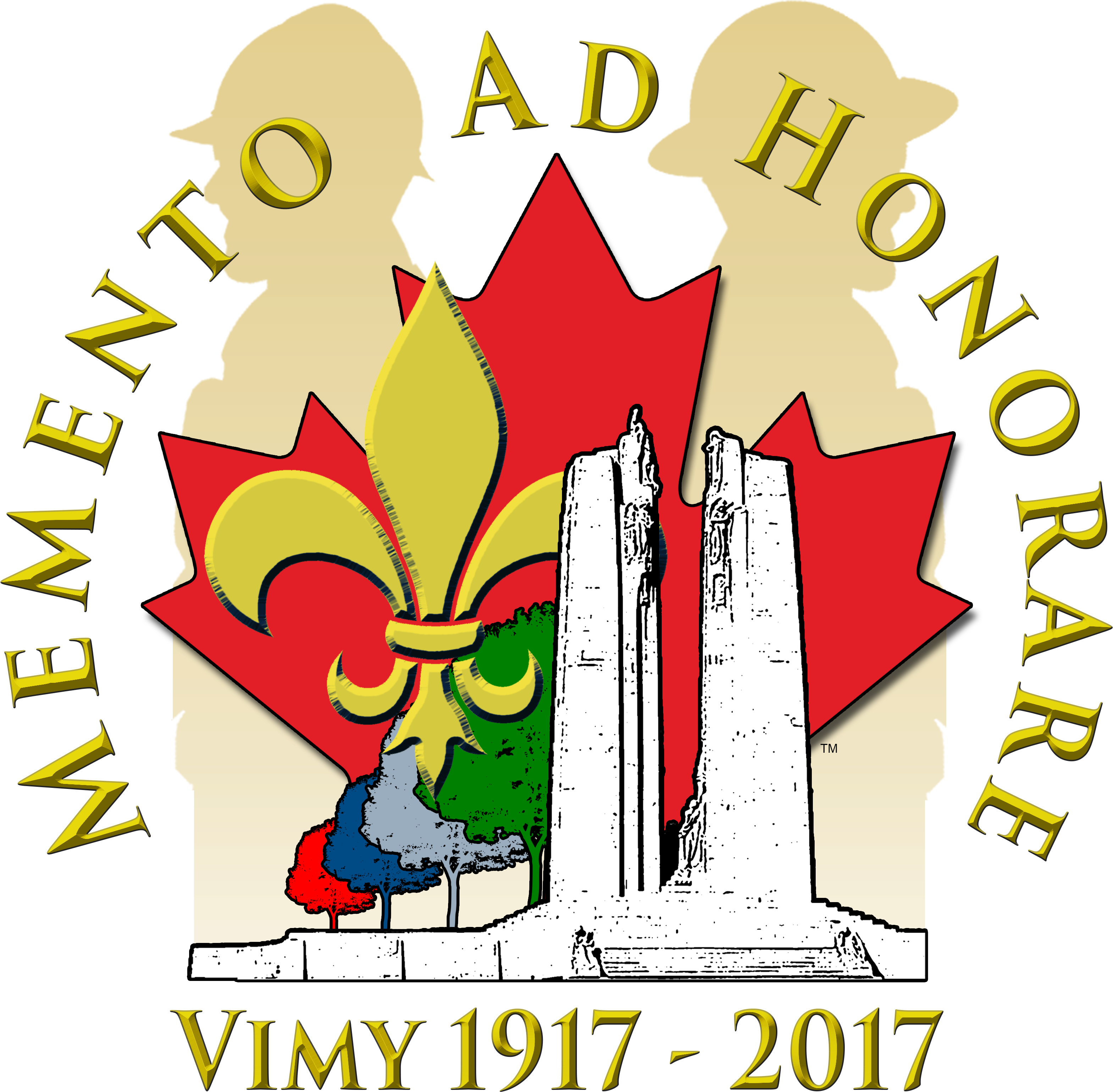 Banner 100th Of Clipart Anniversary - Vimy (3300x3300), Png Download