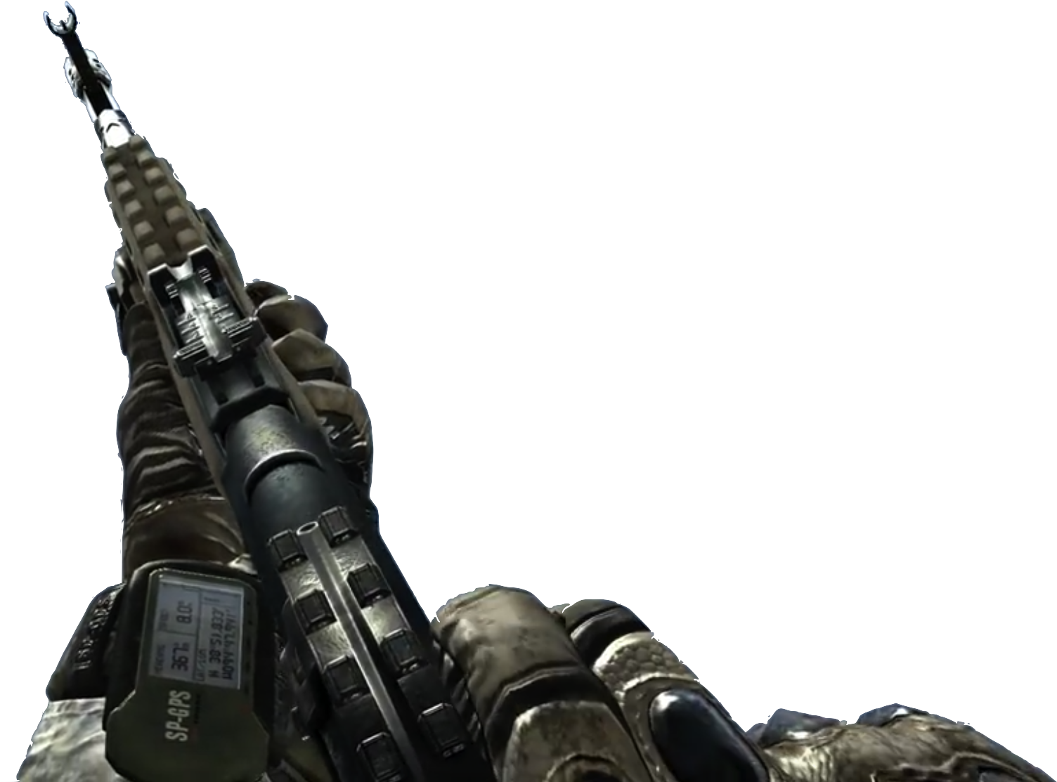 Ak-47 Cocking Mw2 - Ak47 Mw2 (1594x1232), Png Download