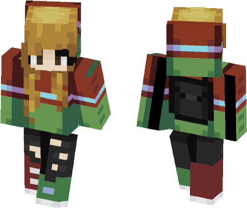 Install Merry Christmas // Bodzilla Skin Instruction - Minecraft (584x497), Png Download