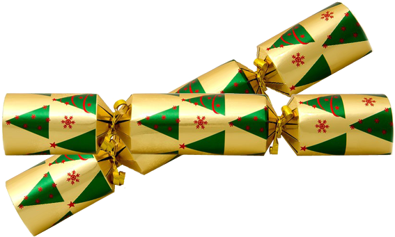 Christmas Cracker Transparent Background (600x404), Png Download