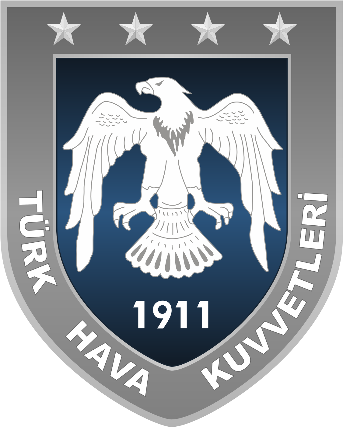 Turkish Air Force Logo (1200x1478), Png Download