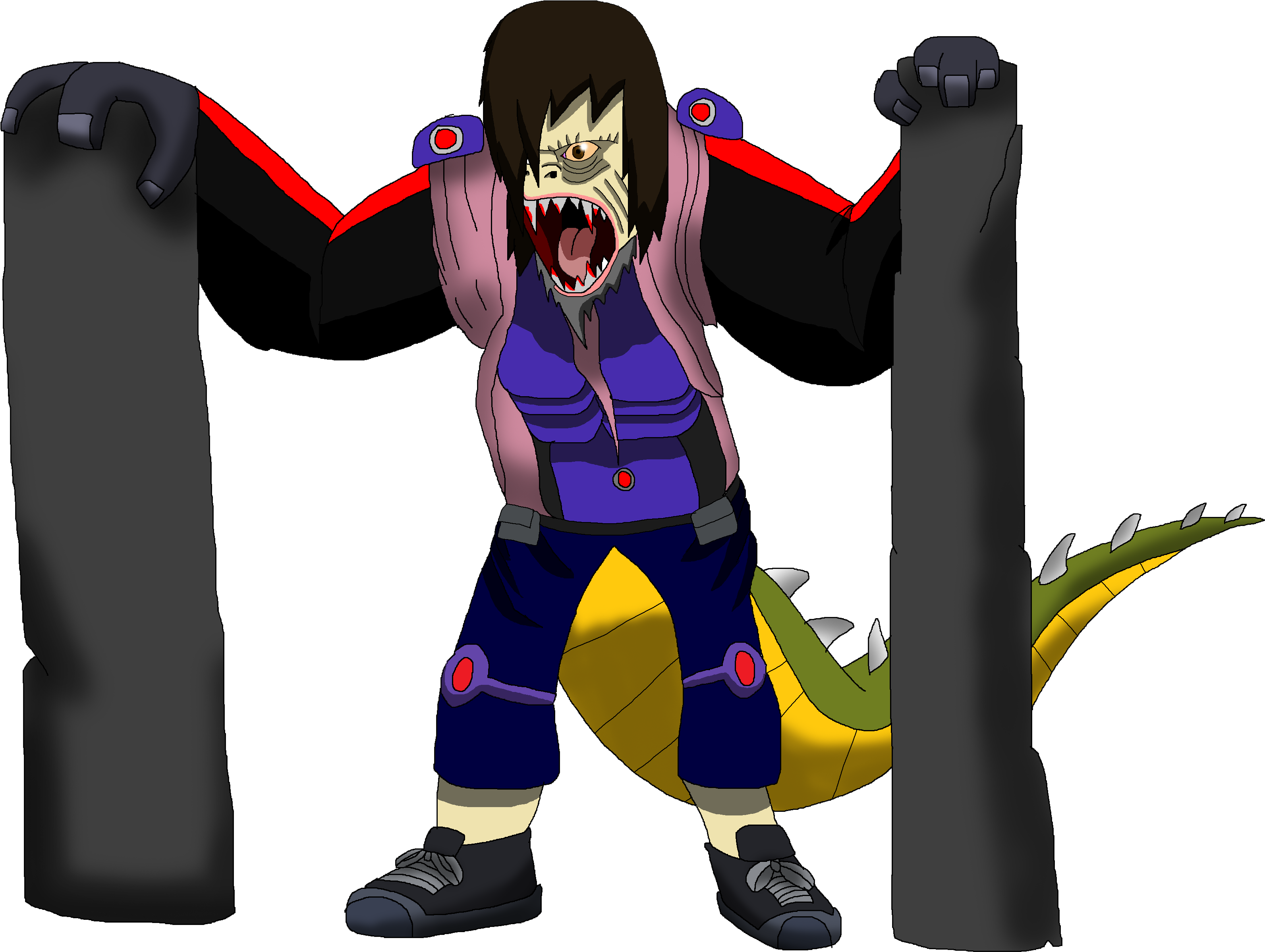 Realistic Conkeirothur By Rainbow Dash Rockz - Cartoon (3353x2403), Png Download