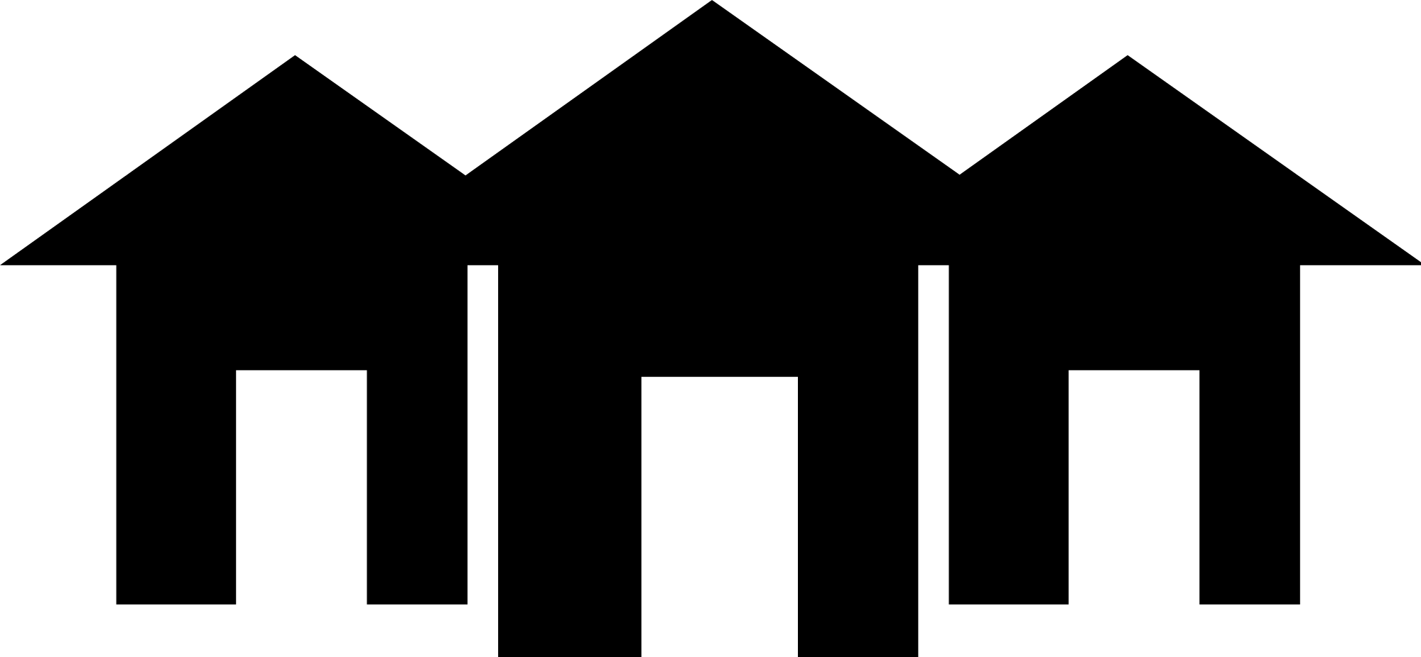 Black Community Icon - Community Black Logo Png (2000x926), Png Download