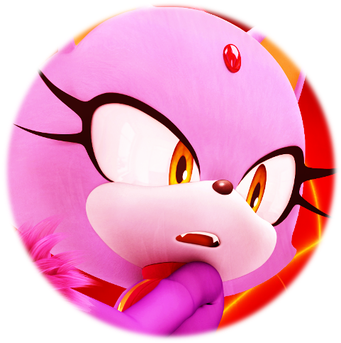 Blaze The Cat Character Icon - Blaze The Cat Mario And Sonic (488x489), Png Download