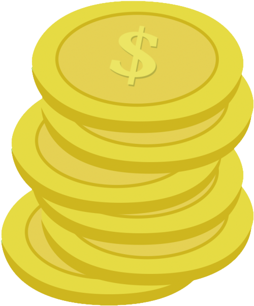 Coin Stack Icon - Coin (800x800), Png Download