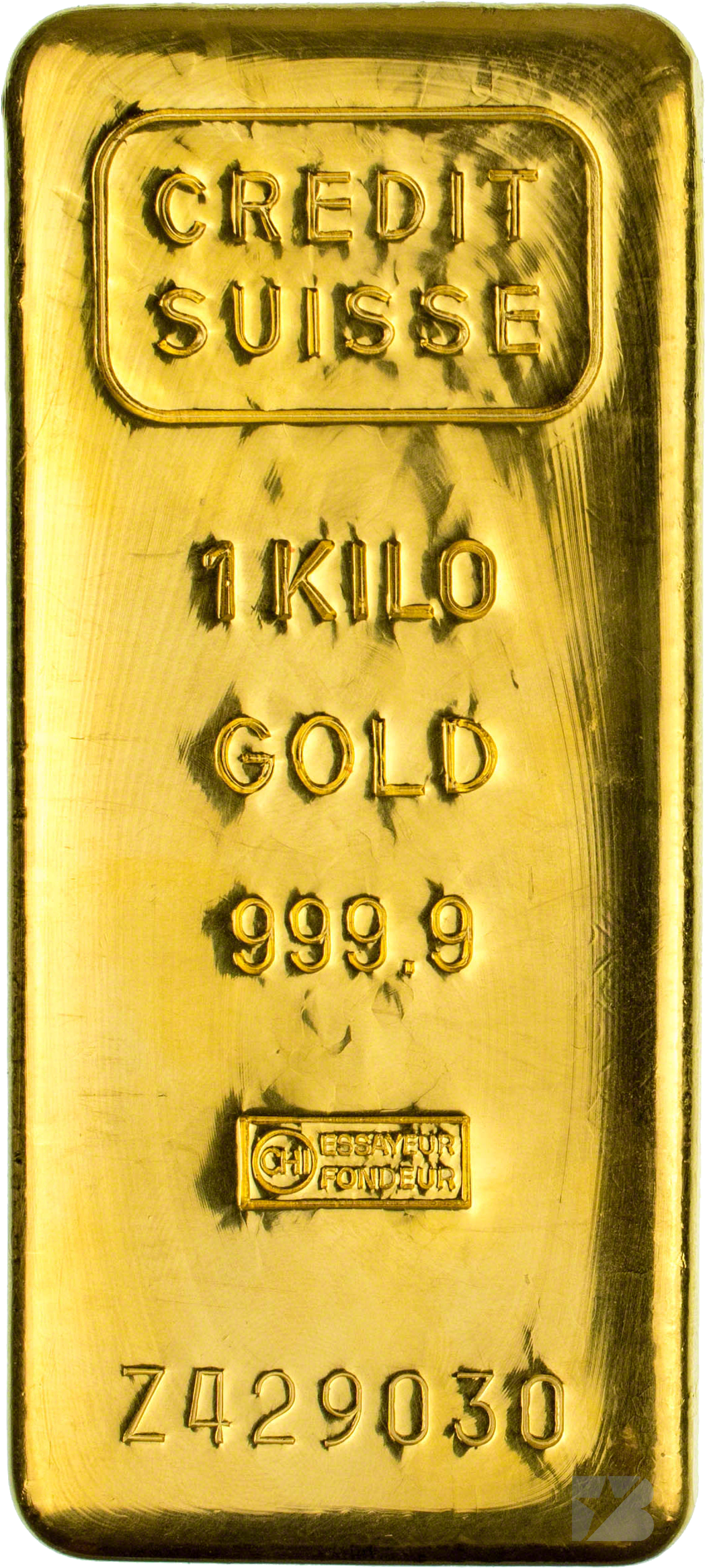 Credit Suisse Gold Bar - Metal (2400x2400), Png Download