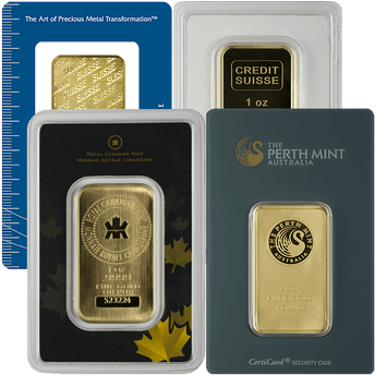 Royal Canadian 1 Oz Gold Bar Png (350x356), Png Download
