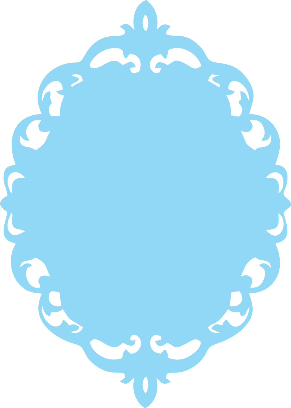 Frame Frozen Png - Frames Realeza (1000x1403), Png Download