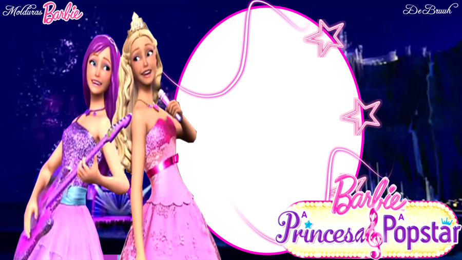 Barbie The Princess & The Popstar [book] Clipart Princess - Princess And Popstar (900x506), Png Download