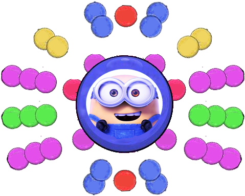 10 Bots - New Minion Kevin, Bob And Stuart 12pcs Premium Quality (485x390), Png Download