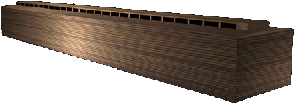 Representation Of Noah's Ark Based On The Biblical - Accurate Drawing Of Noah's Ark (610x465), Png Download