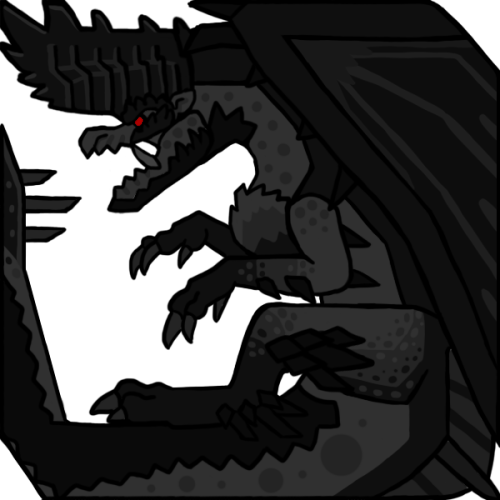 Mha2 Black Alatreon Icon - Monster Hunter Alatreon Icon (500x500), Png Download