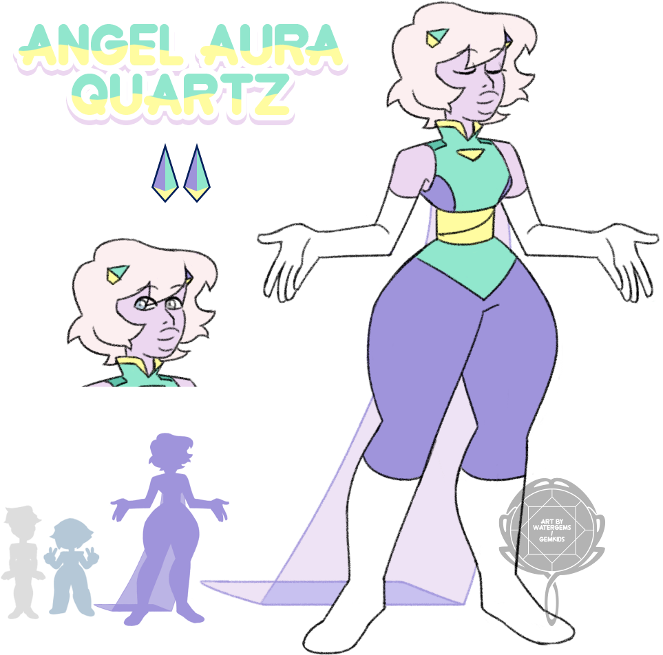 Angel Aura Quartz By David Exe - Painting (1000x980), Png Download