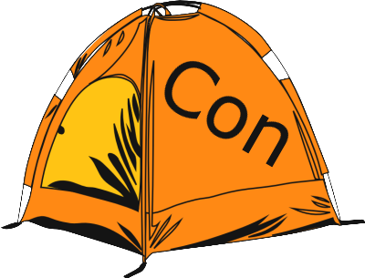 Content - Camping Tent Clipart (400x305), Png Download