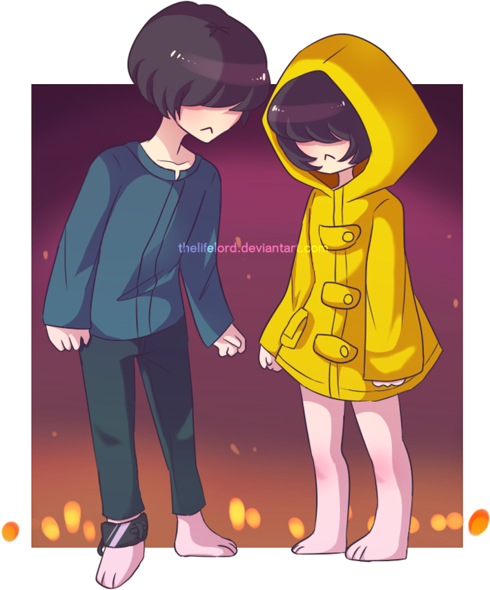 Six And Runaway Kid By Thelifelord Runaway Kids, Creepy - Little Nightmares Six And Boy (888x900), Png Download