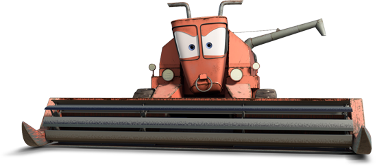 Frank Cars - Mattel Disney/pixar Cars Oversized Frank Diecast Vehicle (550x242), Png Download