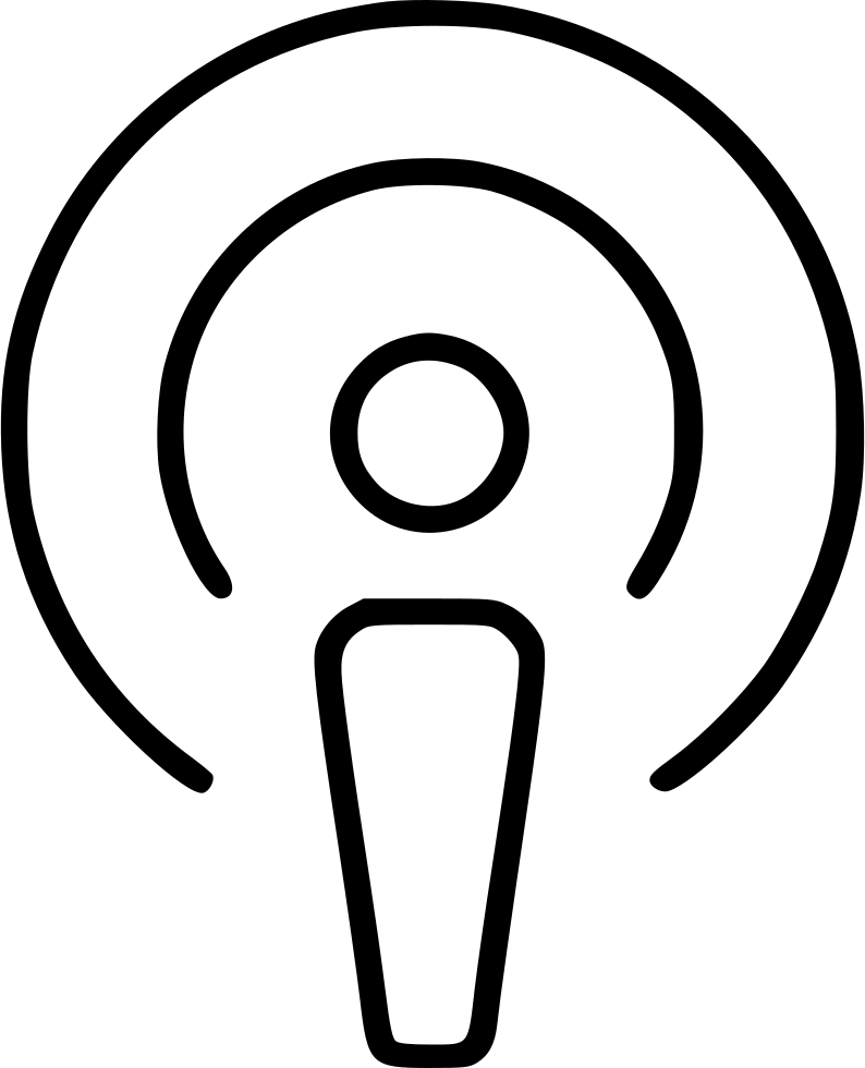 Png File - White Podcast Icon Png (794x980), Png Download