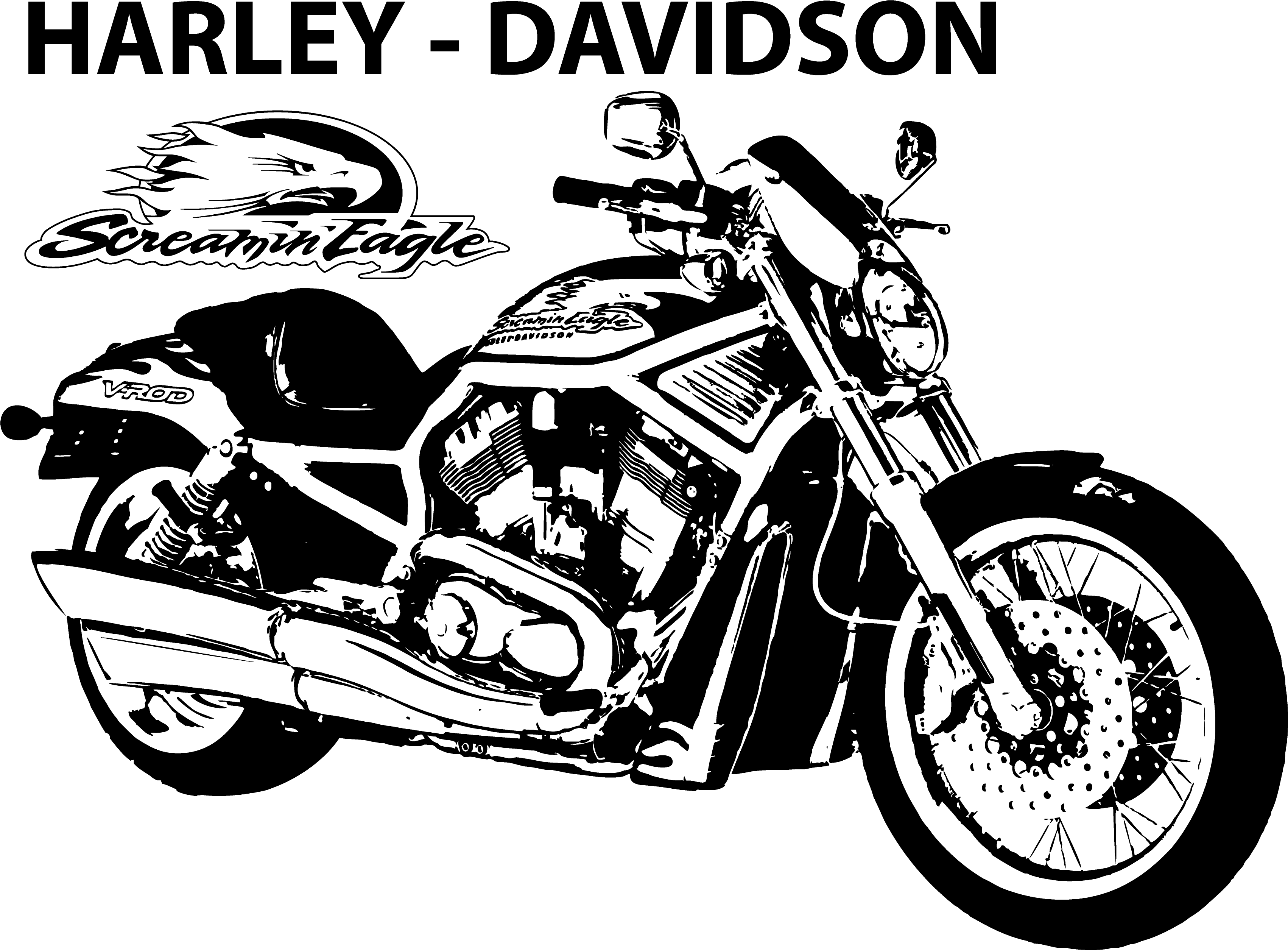 Harley Davidson Clipart Motorcycle Handlebar - Mysbiker Disc Brake Lock Antitheft Motorcycle Motorbike (3467x2627), Png Download
