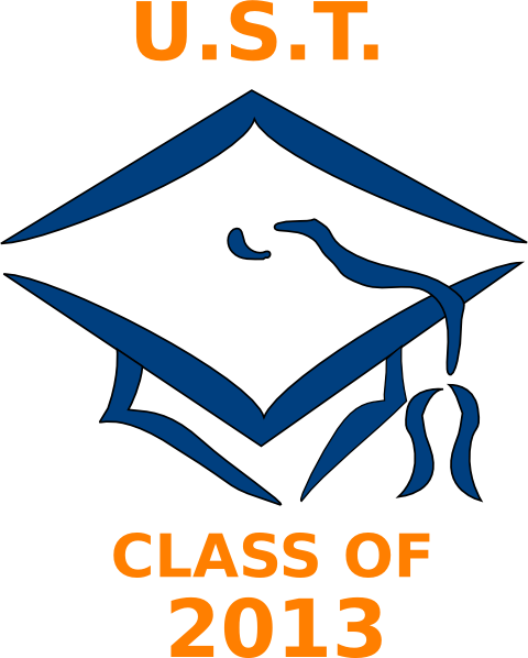 Ust Class Of 2013 Graduation Cap Svg Clip Arts 480 (480x598), Png Download
