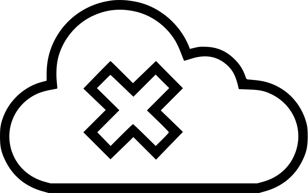 Cross X Delete Server Svg Png Download - Cross Sign White (981x616), Png Download