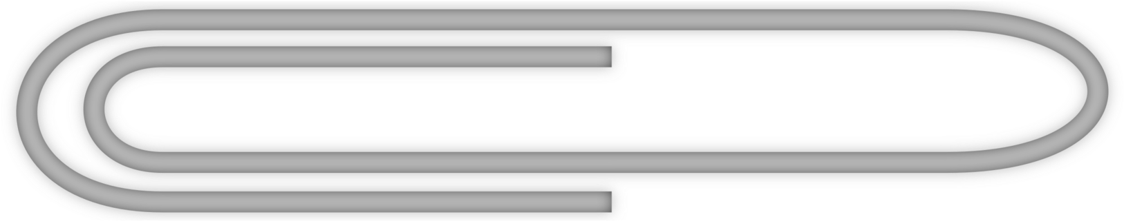Paper Clip Computer Icons Metal Loose Leaf - Metal (1625x340), Png Download