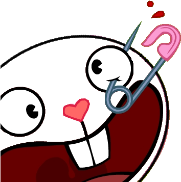 6 Paperclip Base - Happy Tree Friends Profile (360x360), Png Download