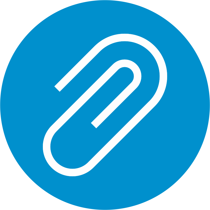 1231 Paperclip (828x828), Png Download