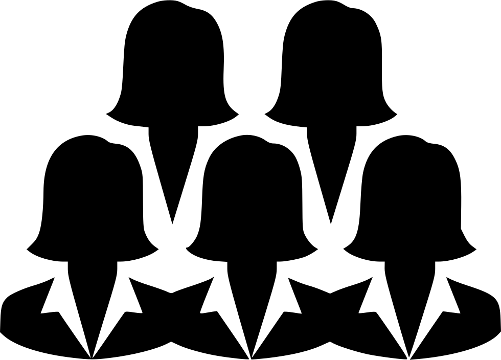 Png File - Women Group Icon Png (980x704), Png Download