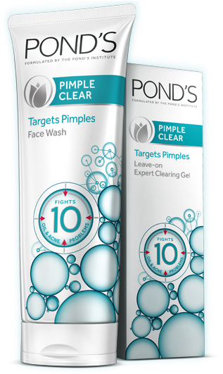 Pimple Clear Multi Action Facial Foam Scrub - Ponds Anti Pimple Face Wash (380x530), Png Download