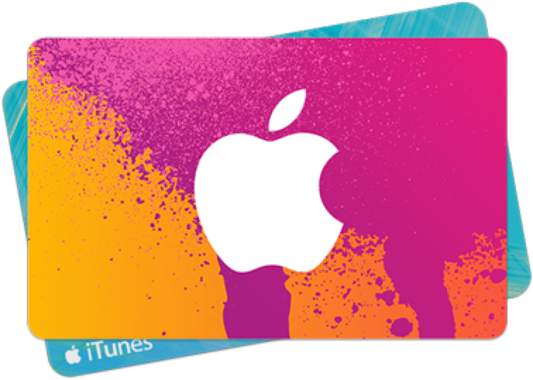 Apple Itunes, Ibooks, Apps - Gift Card Itunes Png (800x540), Png Download