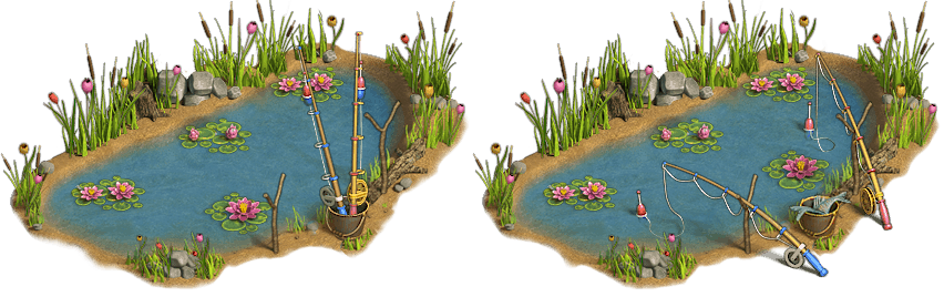Blue Pond - Yard (852x268), Png Download