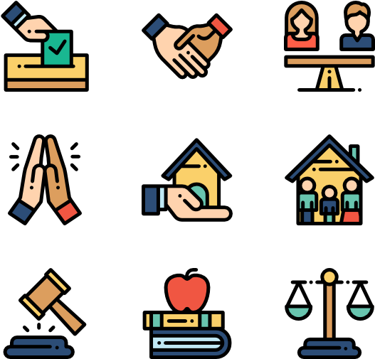 Peace & Human Rights - Thanksgiving Icon (600x564), Png Download