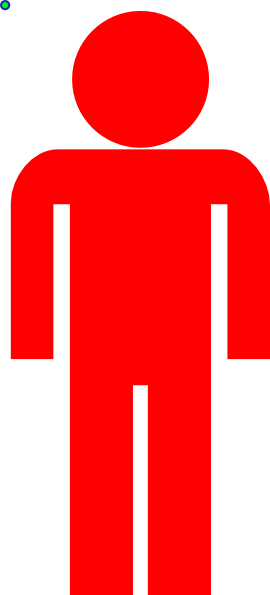 Banner Transparent Download Figure Clipart Human Icon - Man Clipart Red (270x595), Png Download