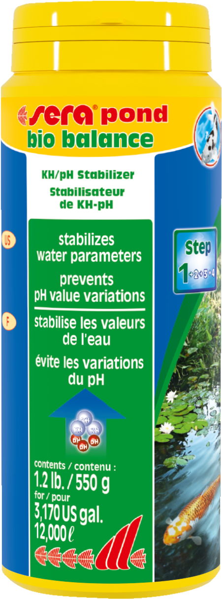 07760 Int Sera Pond Bio Balance 550 G Top - Sera Pond Bio Balance (476x1280), Png Download