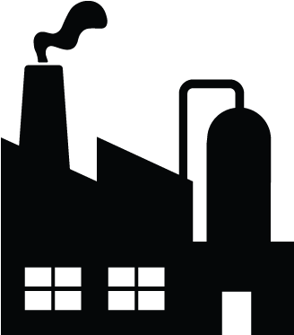 Production, Industrial, Industry, Factory Icon - Industrial City Icon (800x800), Png Download