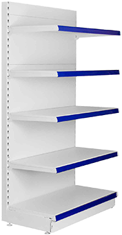 Shelving End Bays - Shop Shelves Png (350x354), Png Download