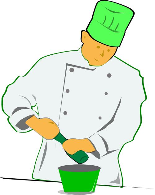 Chef,pepper Jacket,spices, - Chef Cooks Vector Png (500x631), Png Download