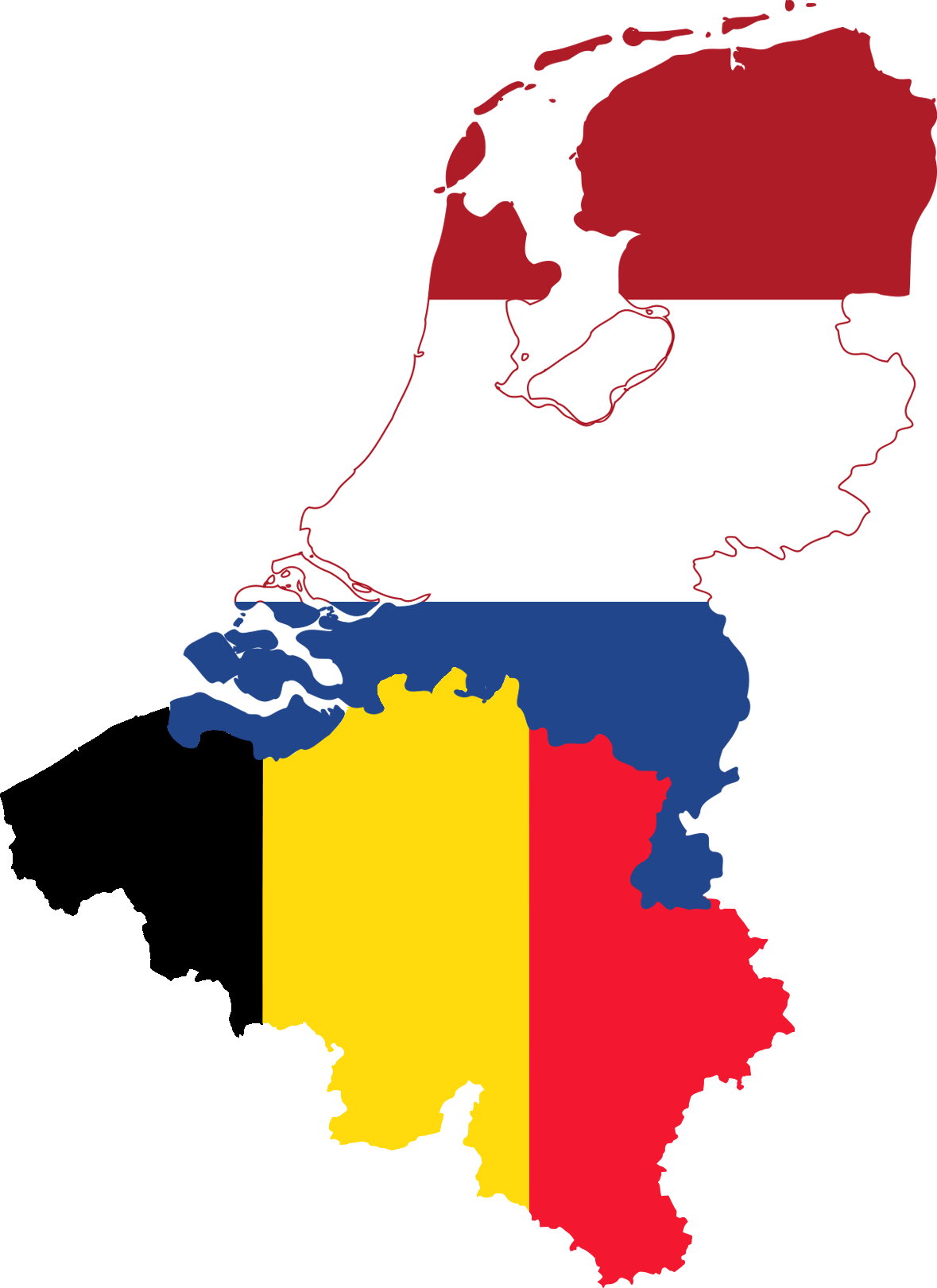 Uefa Euro 2000 Flag Map - Netherlands Flag Map (1179x1620), Png Download