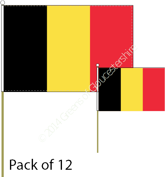Belgium Hand Waving Flags - Brazil (600x600), Png Download