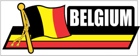 Belgium Flag Car Sidekick Decal - Decal (480x480), Png Download