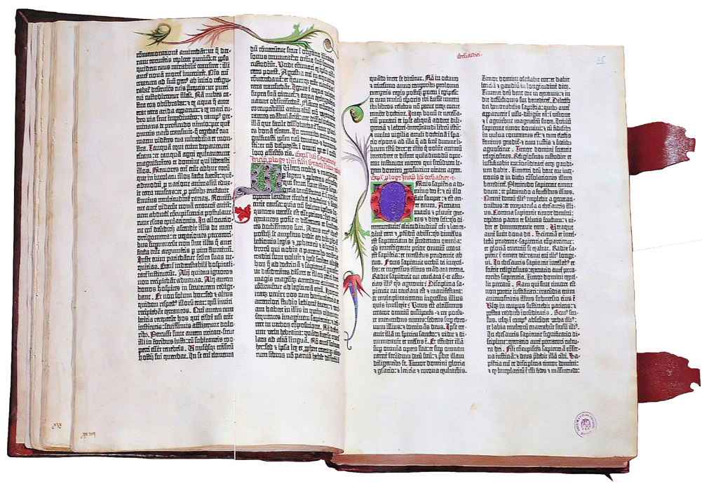 Biblia Gutenberg O 42 Líneas - Gutenberg Bible (1000x1000), Png Download