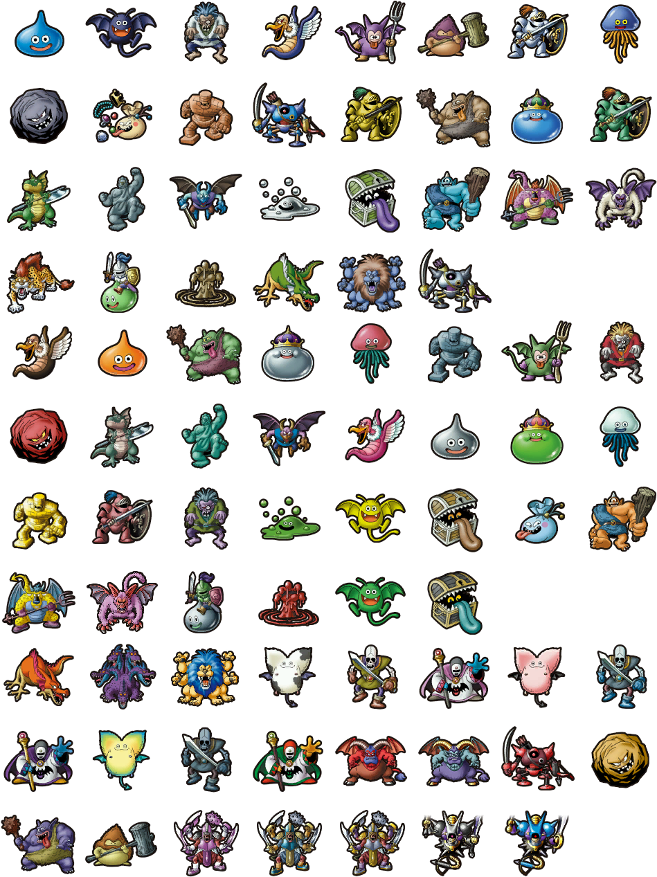 Click For Full Sized Image Monster Icons (1024x1282), Png Download