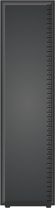 2 Server Stands - Clip Art (295x800), Png Download